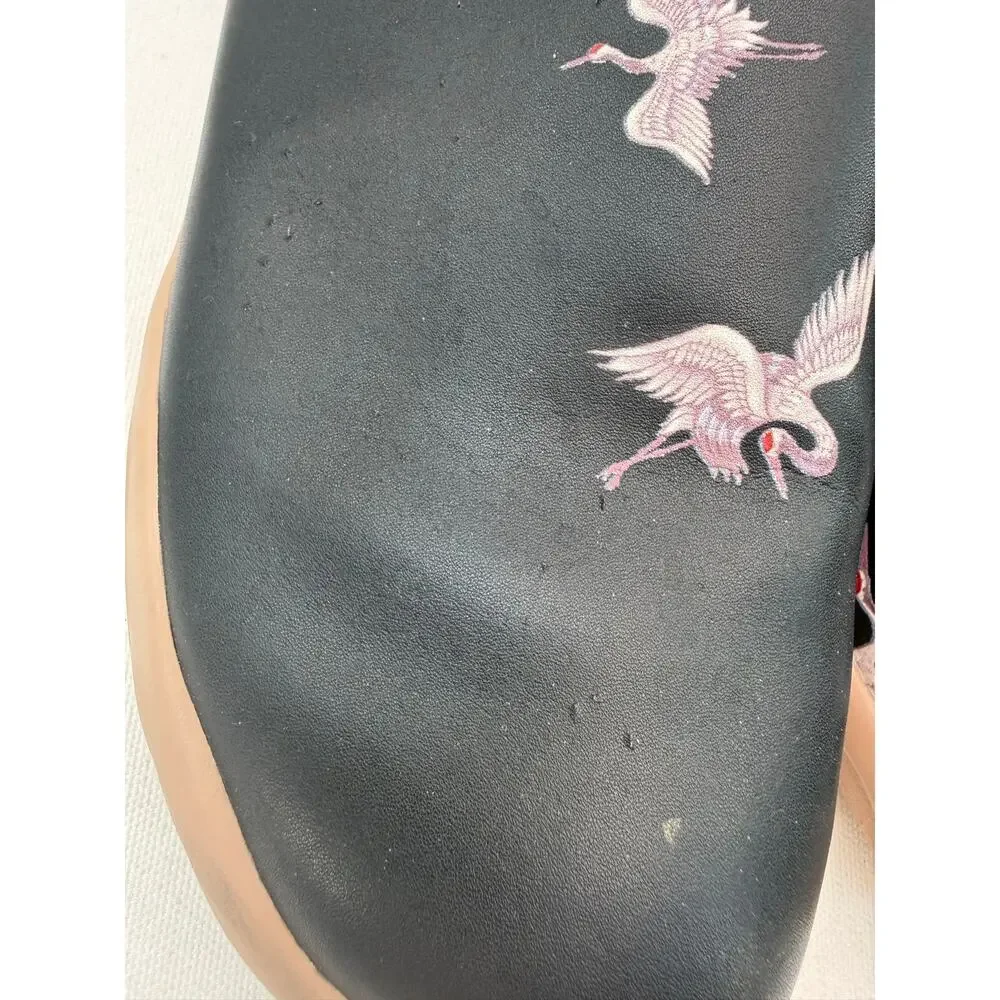 UIN Toledo Cranes Slip On Shoes Men’s Size 10 Wearable Art Comfort Loafers